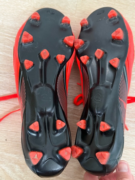 Adidas Adizero F50 Rare Leather FG Cleats Infrared, White, Black in Size 8 Men’s main image 6